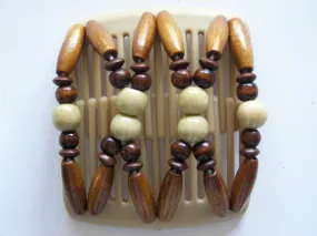 African Butterfly Chameleon Hair Comb - Beada Blonde 02