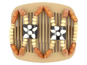 African Butterfly Hair Comb - Stones & Bones Blonde 42