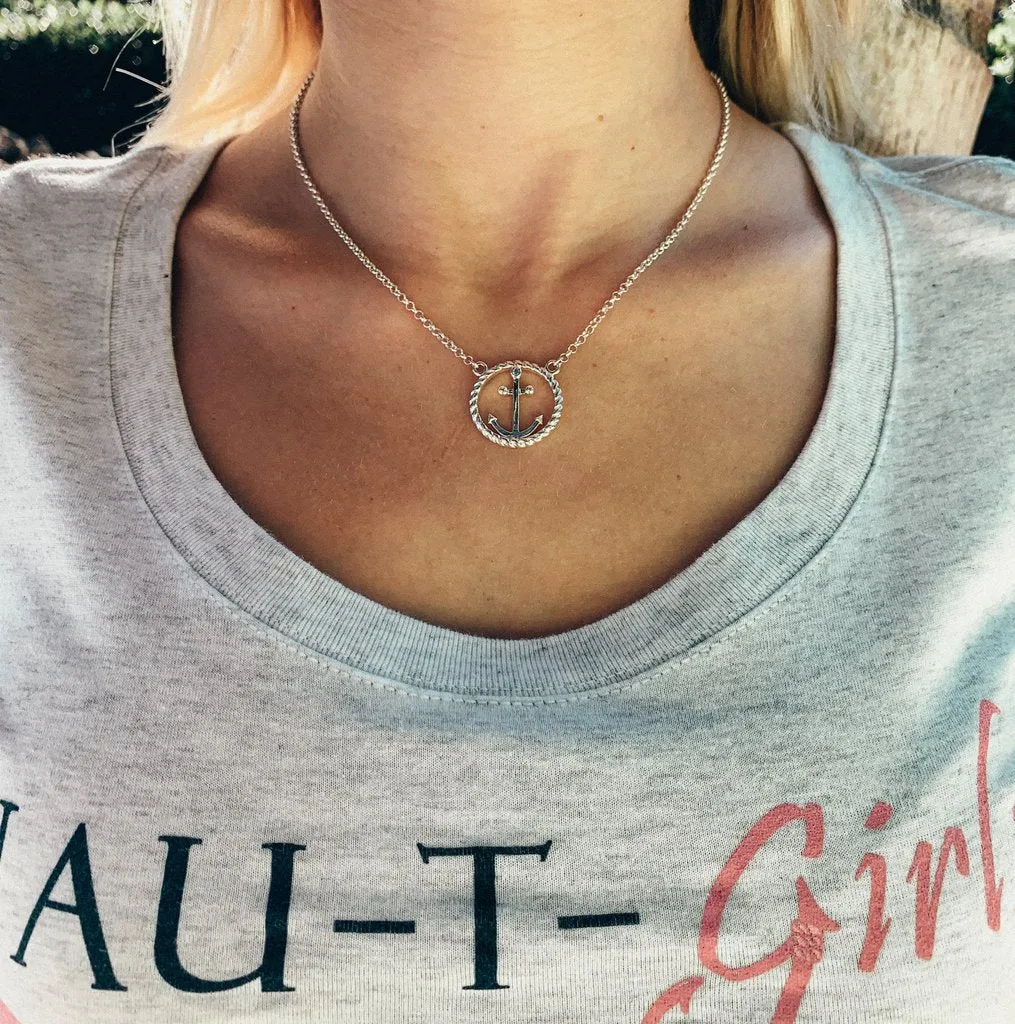 Anchor Rope Necklace