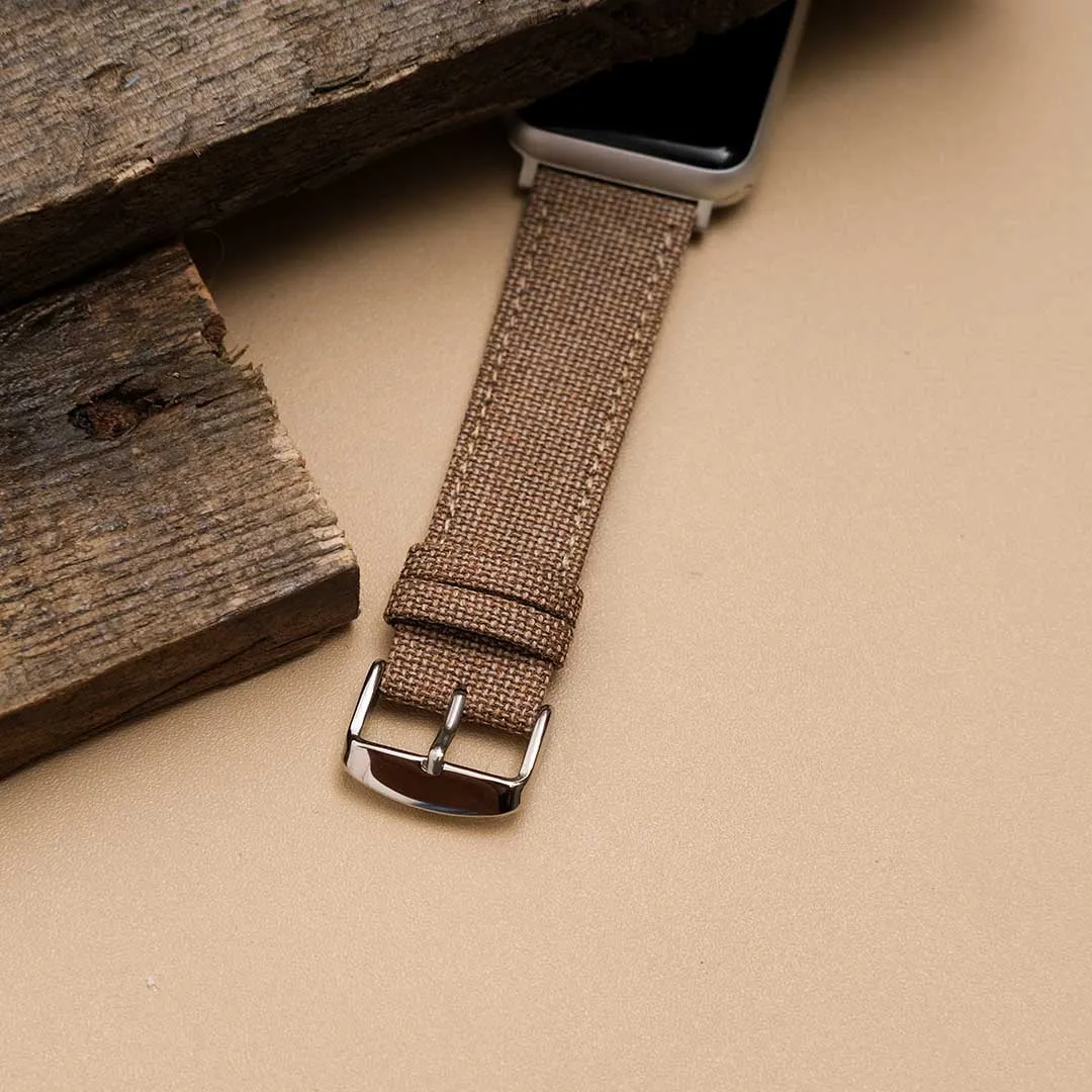 Apple Watch TAN solid weave effect