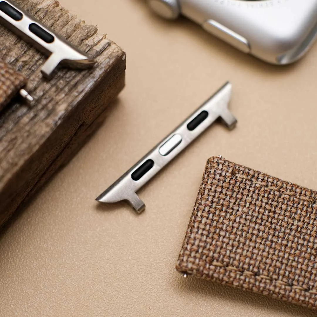 Apple Watch TAN solid weave effect