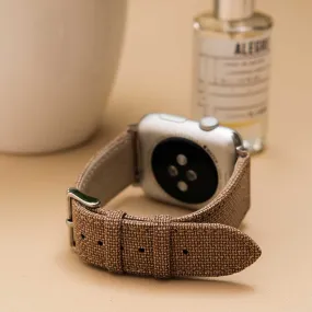 Apple Watch TAN solid weave effect