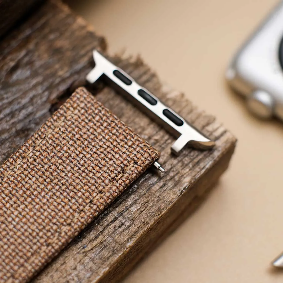 Apple Watch TAN solid weave effect