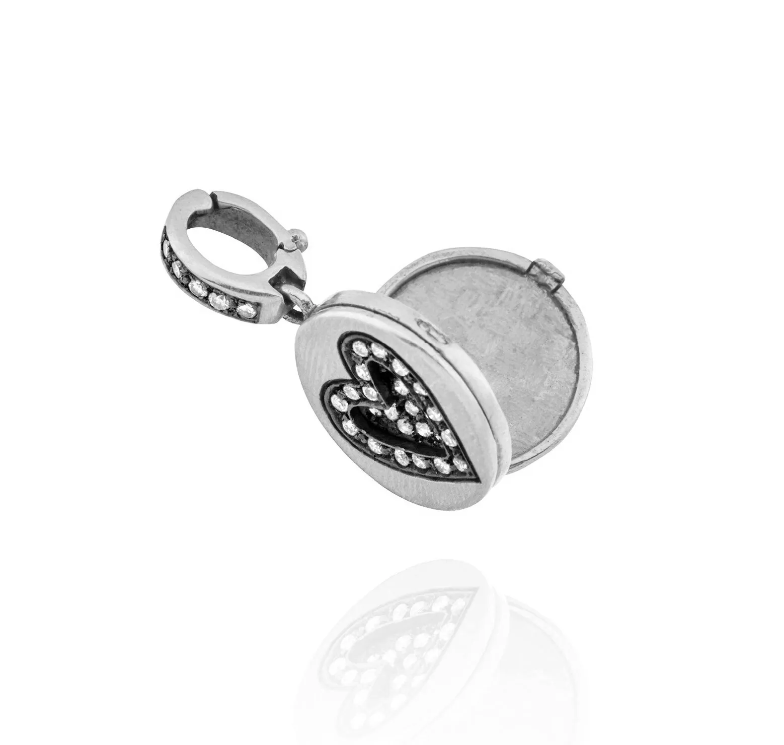 Award-Winning Diamond Love Locket Charm Small