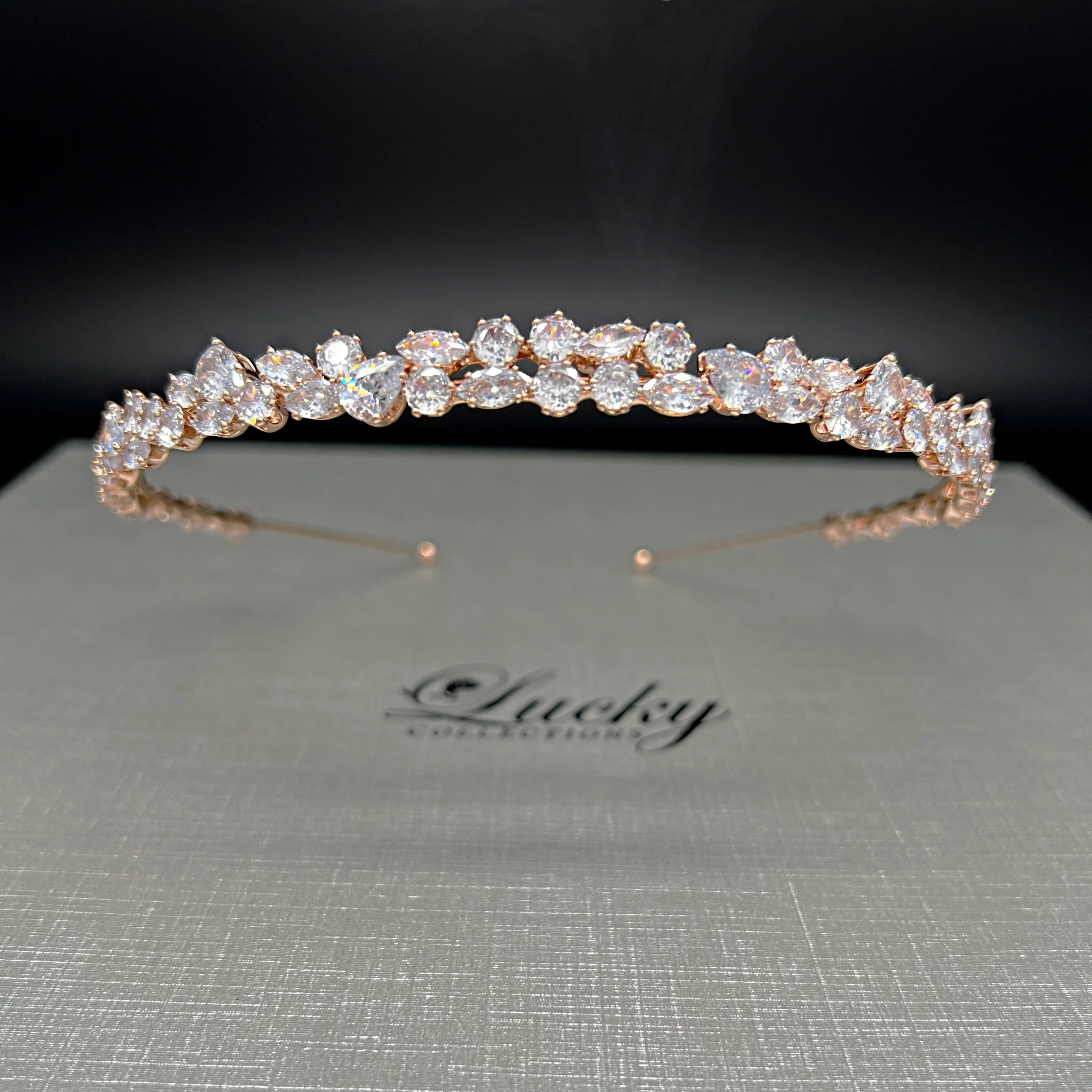 Bridal Headband, Maid of Honor, Bridesmaid Headband, Swarovski Crystal Headband for Bride