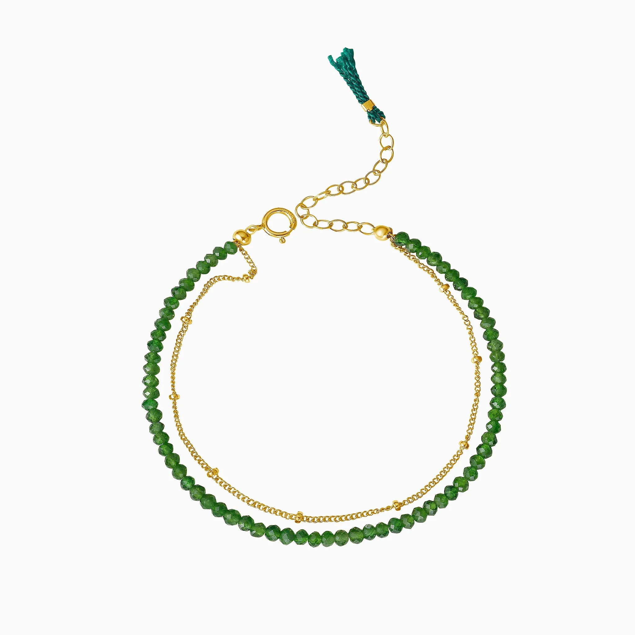 CHROME DIOPSIDE BRACELET