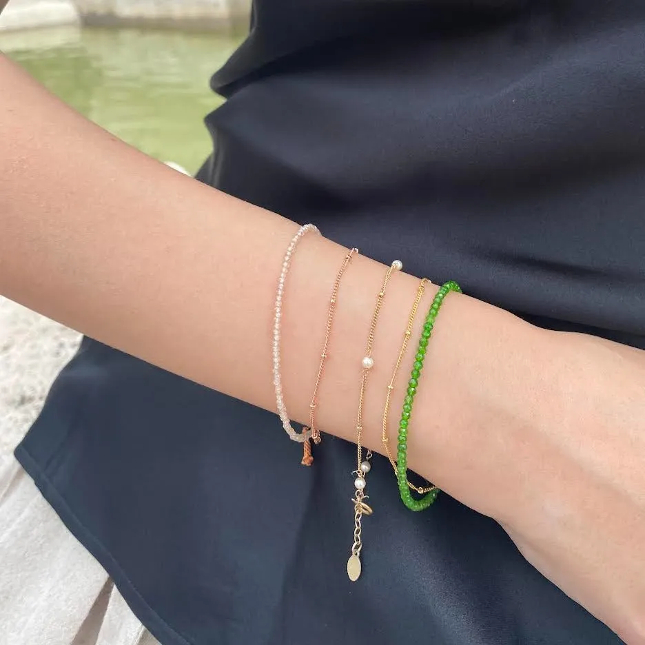 CHROME DIOPSIDE BRACELET