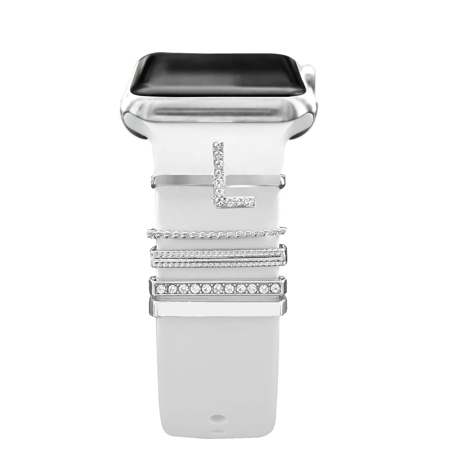 Decoration For Apple watch band 8 7 6 5 3 se Diamond Jewelry Charms Accessories samsung/Huawei watchstrap 20/22mm watch Bracelet