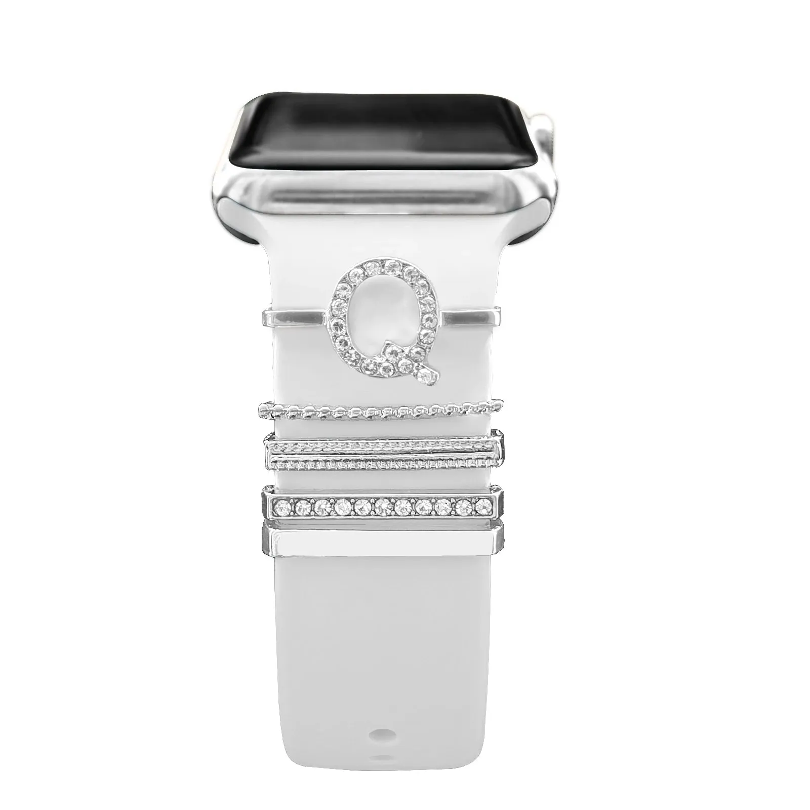 Decoration For Apple watch band 8 7 6 5 3 se Diamond Jewelry Charms Accessories samsung/Huawei watchstrap 20/22mm watch Bracelet