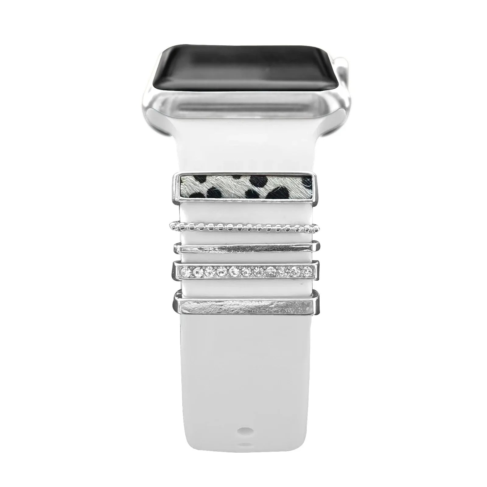 Decoration For Apple watch band 8 7 6 5 3 se Diamond Jewelry Charms Accessories samsung/Huawei watchstrap 20/22mm watch Bracelet
