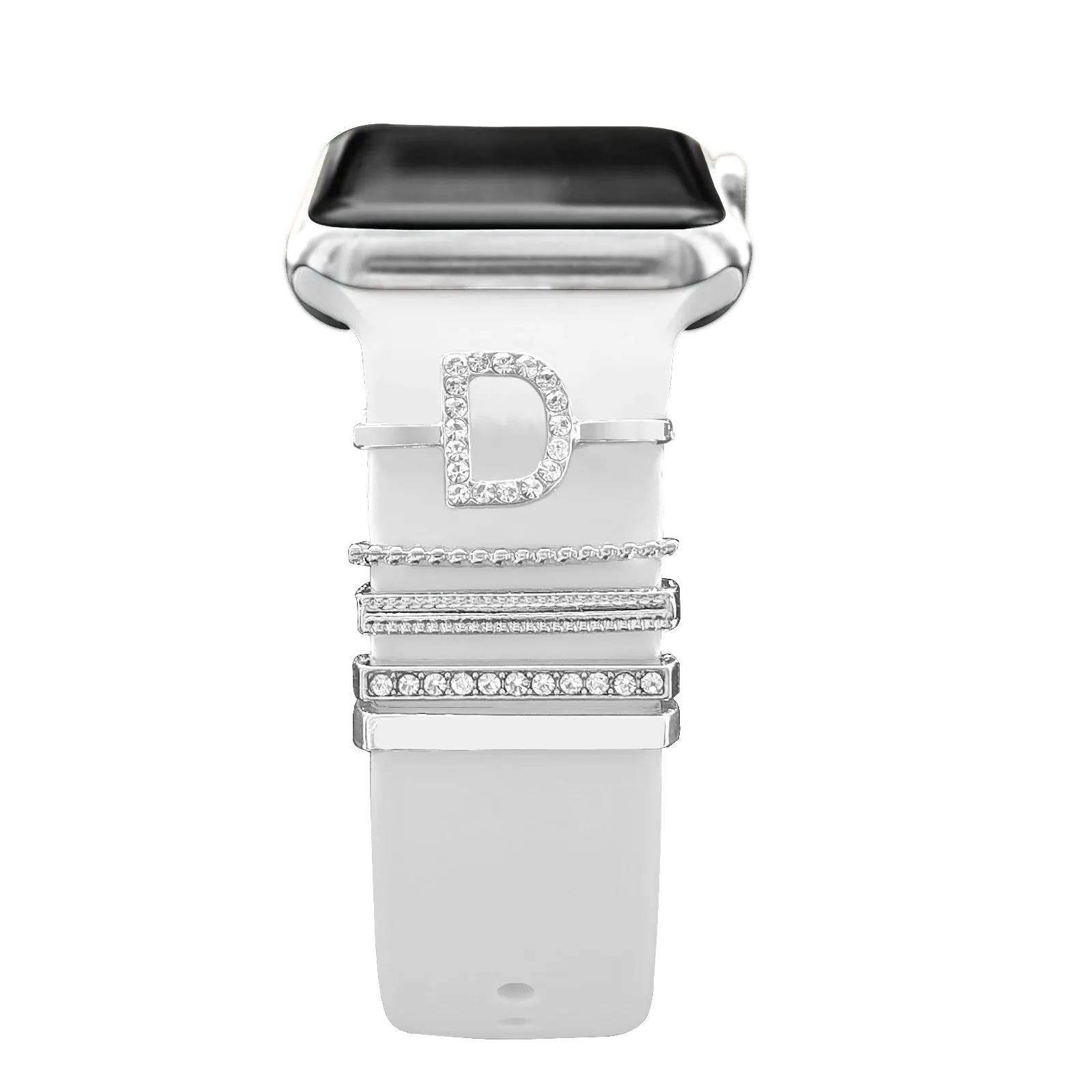 Decoration For Apple watch band 8 7 6 5 3 se Diamond Jewelry Charms Accessories samsung/Huawei watchstrap 20/22mm watch Bracelet