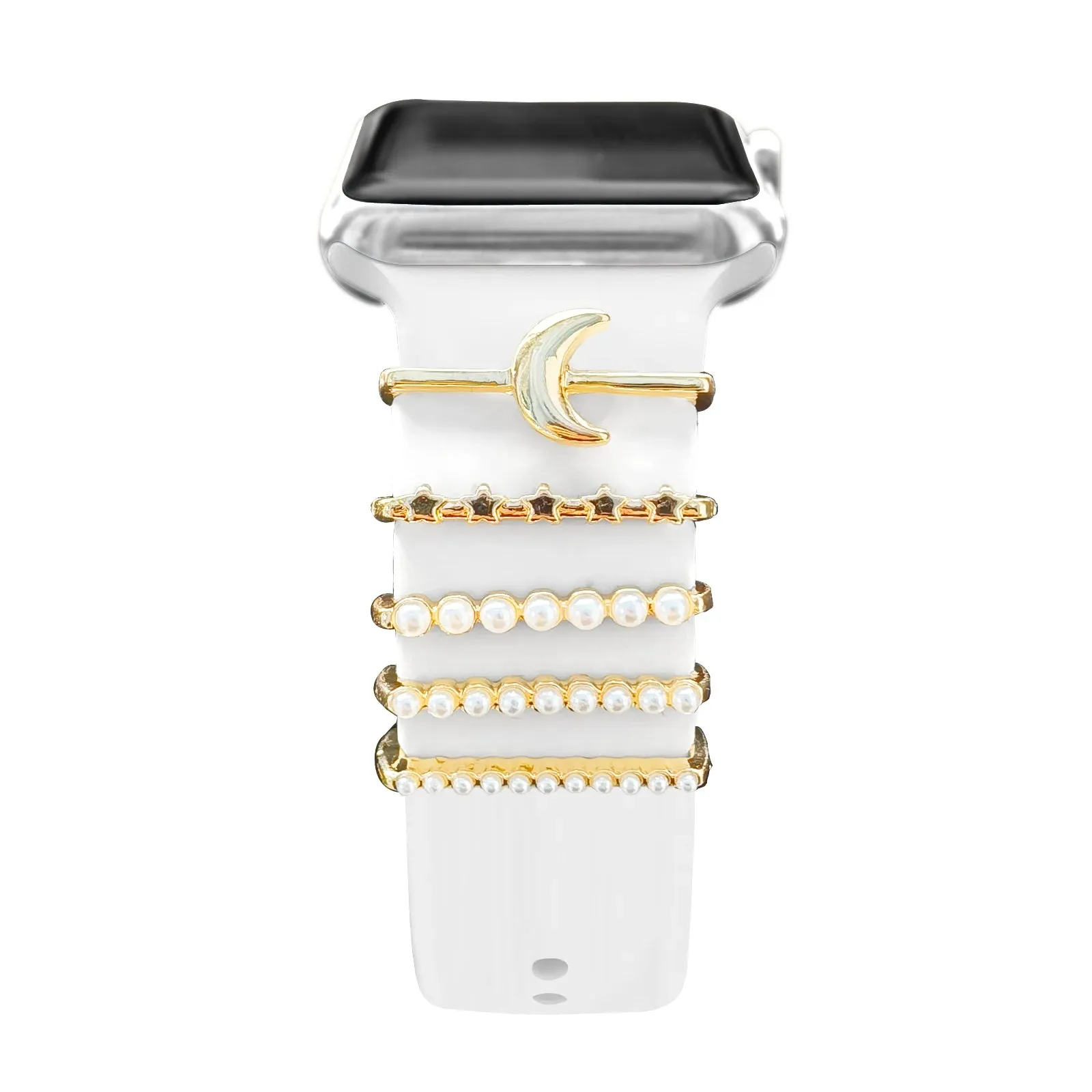 Decoration For Apple watch band 8 7 6 5 3 se Diamond Jewelry Charms Accessories samsung/Huawei watchstrap 20/22mm watch Bracelet