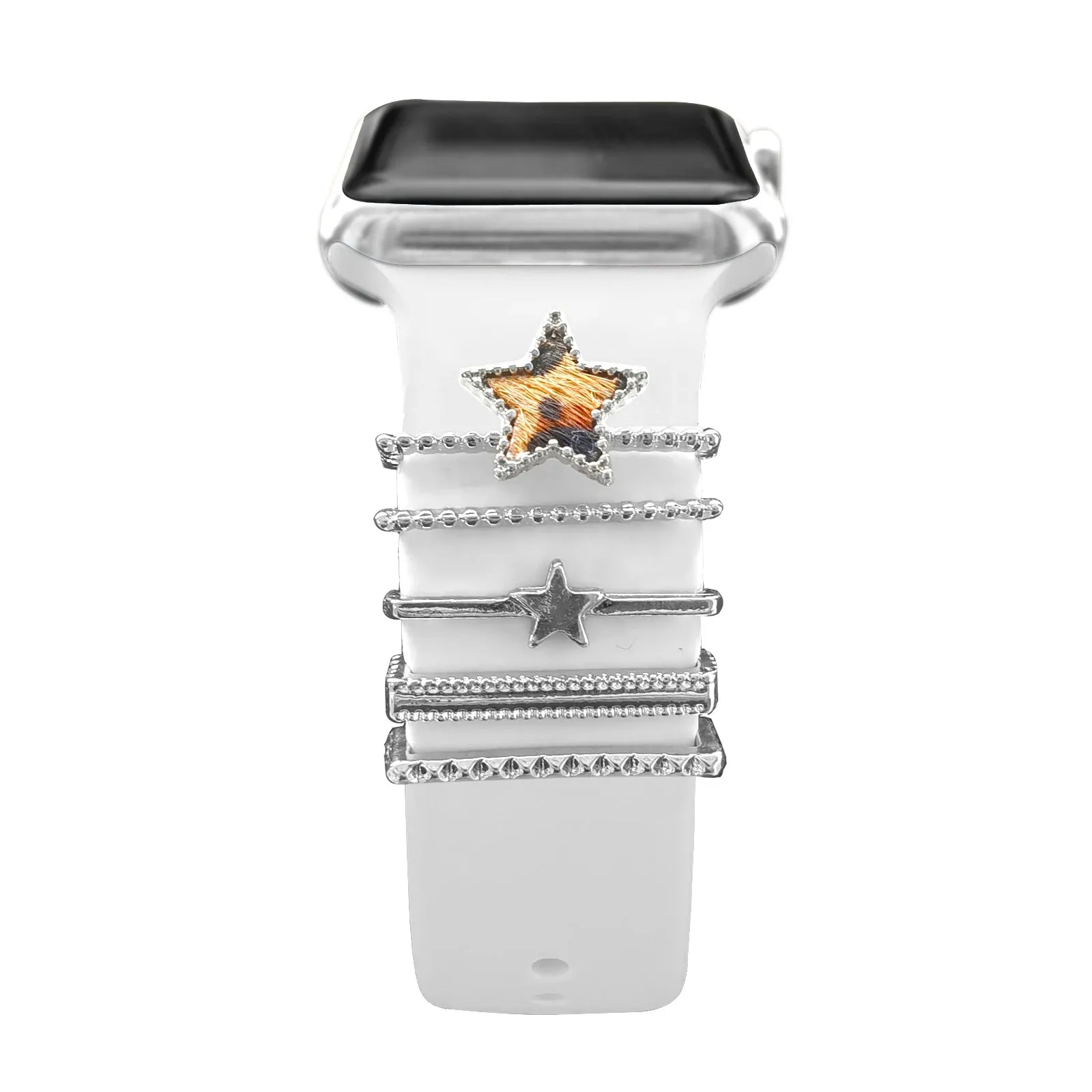 Decoration For Apple watch band 8 7 6 5 3 se Diamond Jewelry Charms Accessories samsung/Huawei watchstrap 20/22mm watch Bracelet
