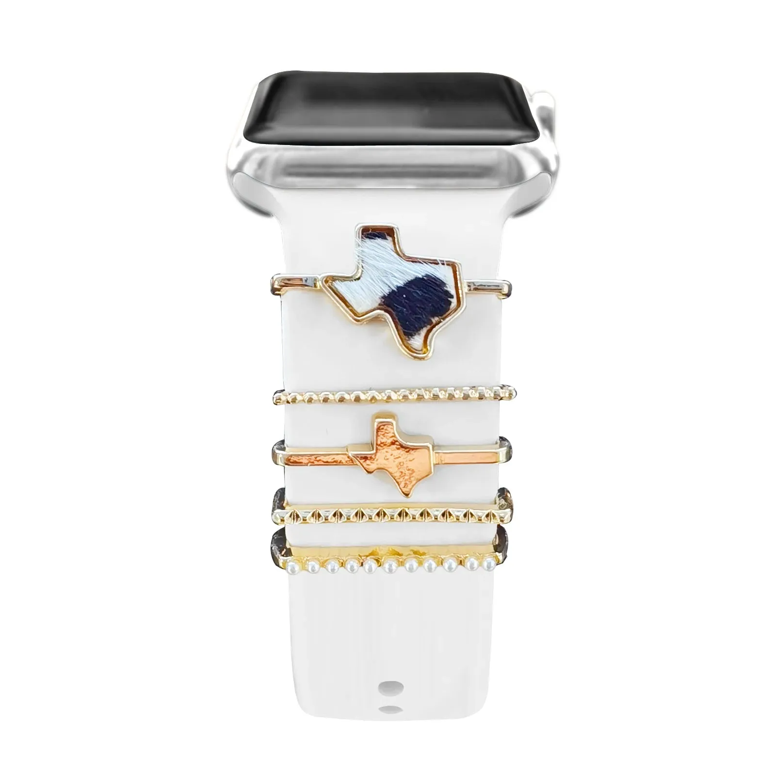 Decoration For Apple watch band 8 7 6 5 3 se Diamond Jewelry Charms Accessories samsung/Huawei watchstrap 20/22mm watch Bracelet
