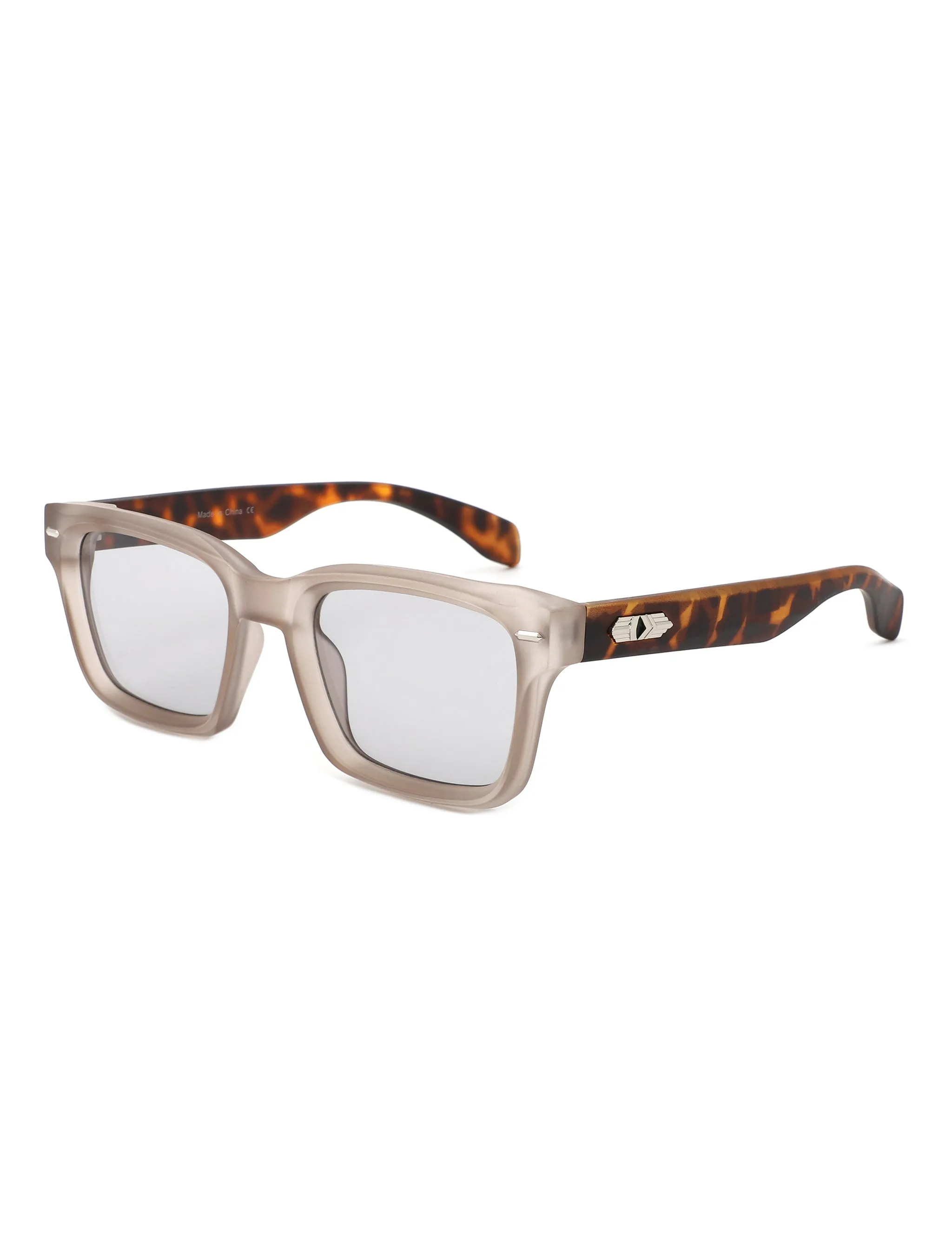 Greuqua - Vintage Square Flat-Top Sunglasses