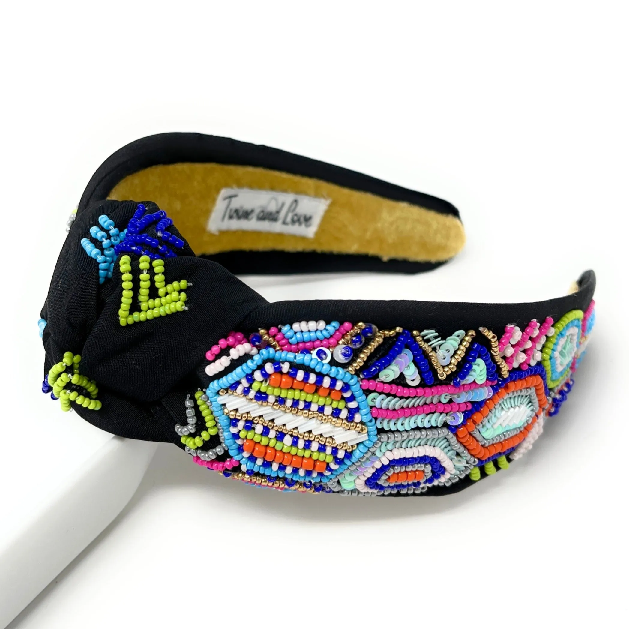 Hand Beaded Arleth Knot Headband