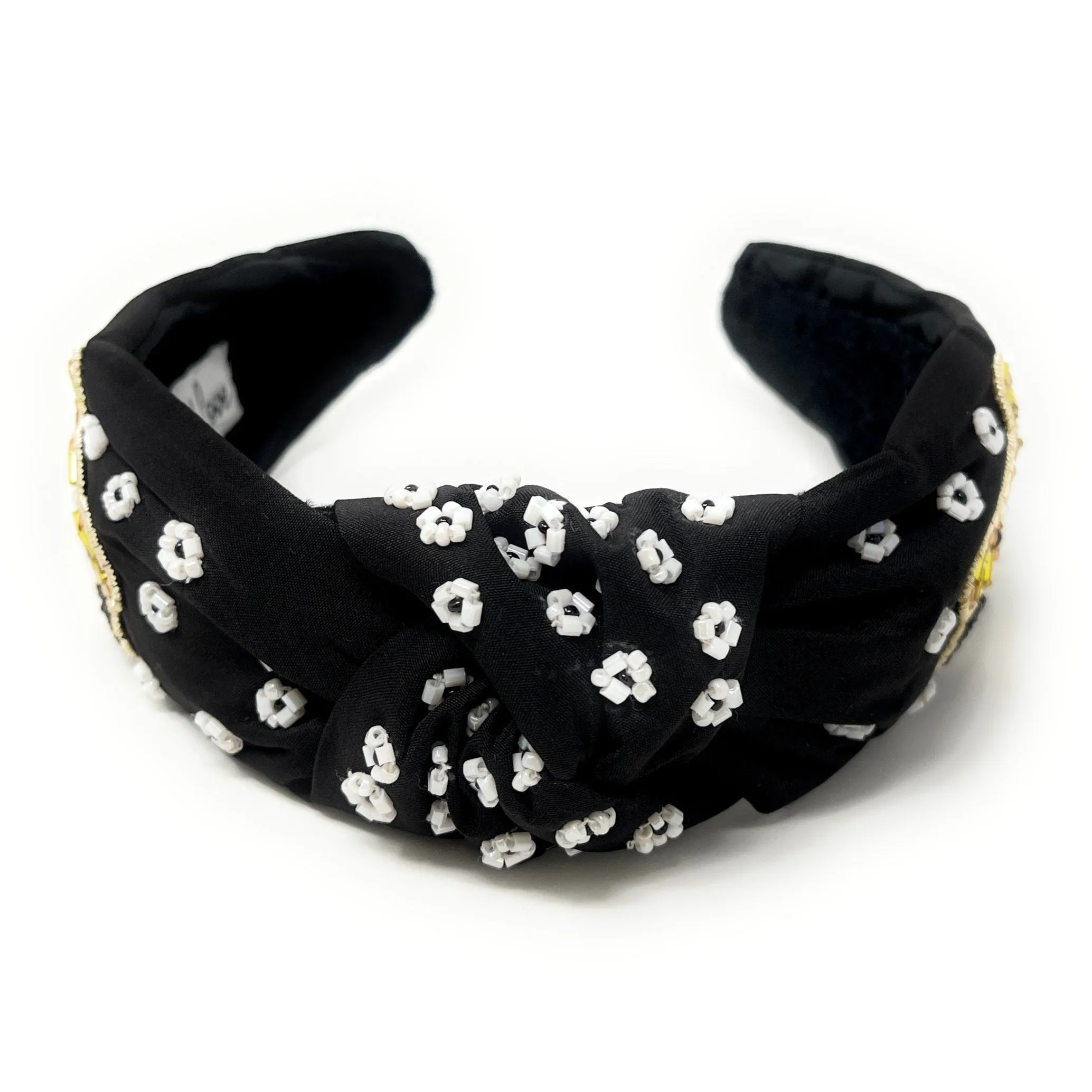 Hand Beaded Dog Lover Knot Headband