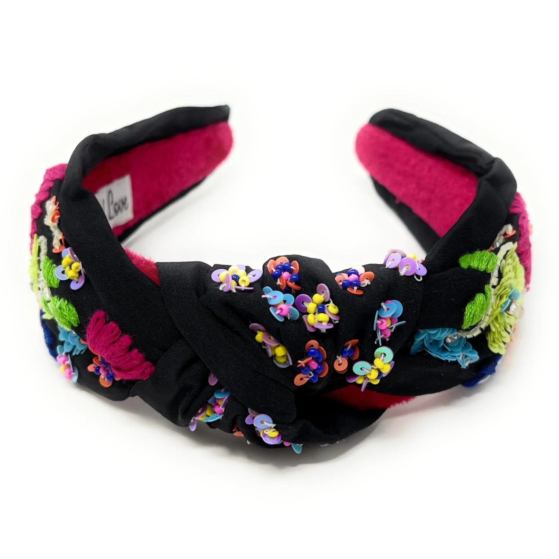 Hand Beaded Mexico Knot Headband