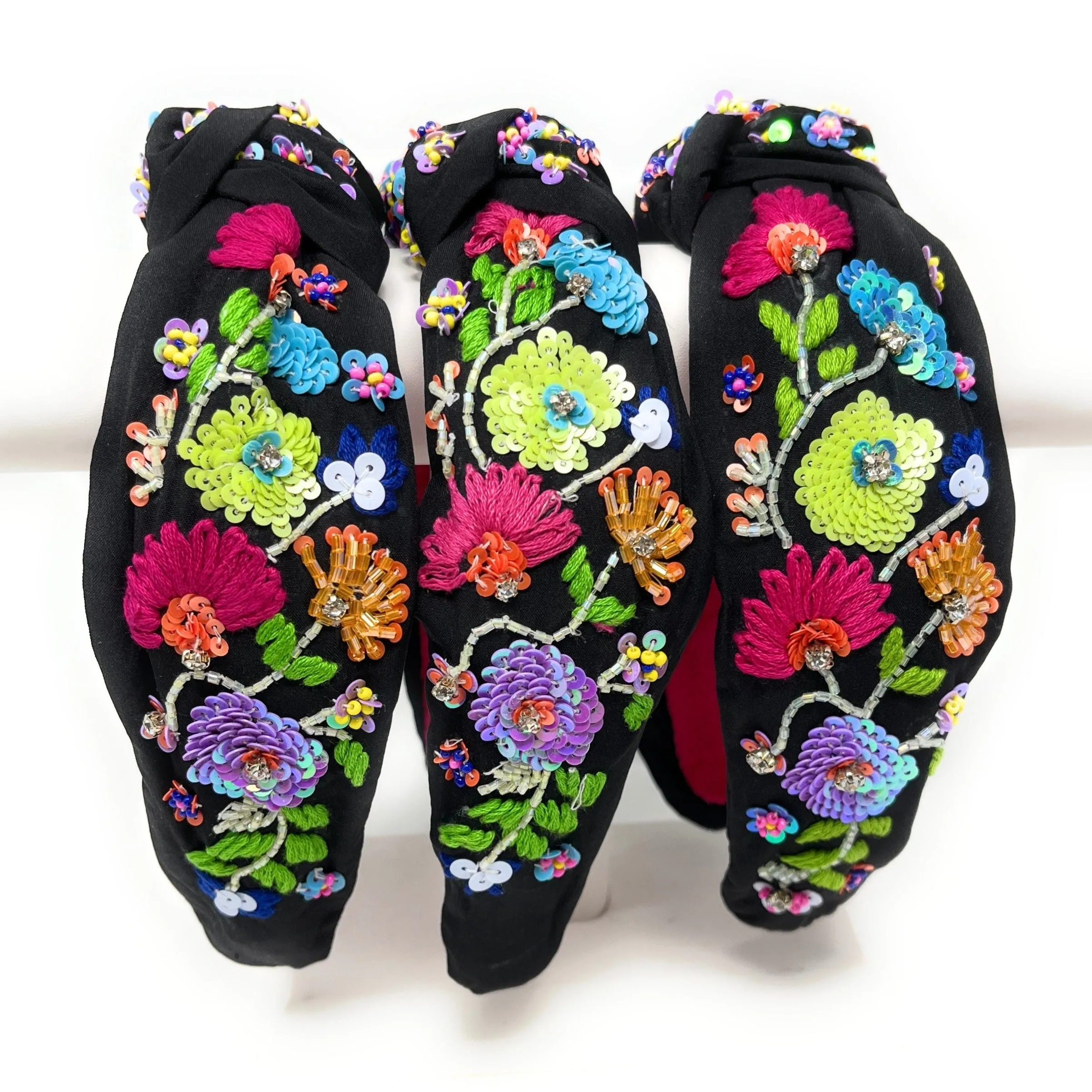 Hand Beaded Mexico Knot Headband