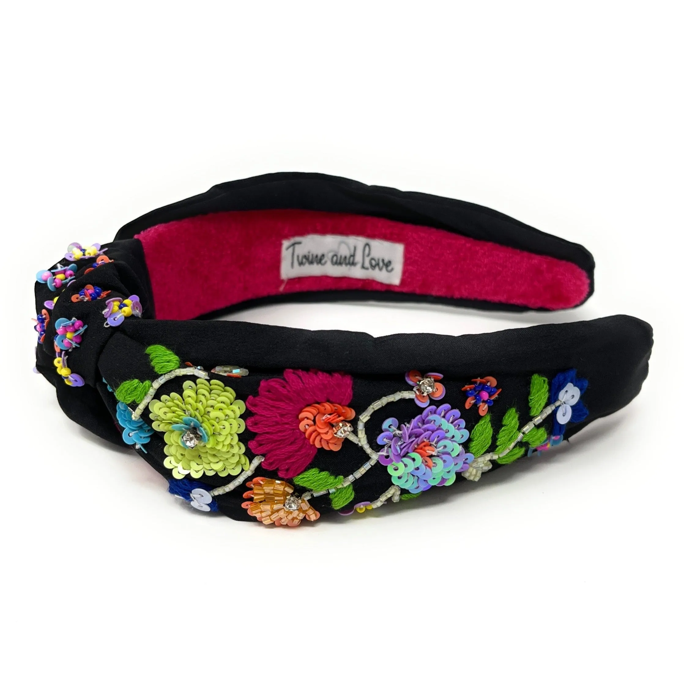 Hand Beaded Mexico Knot Headband