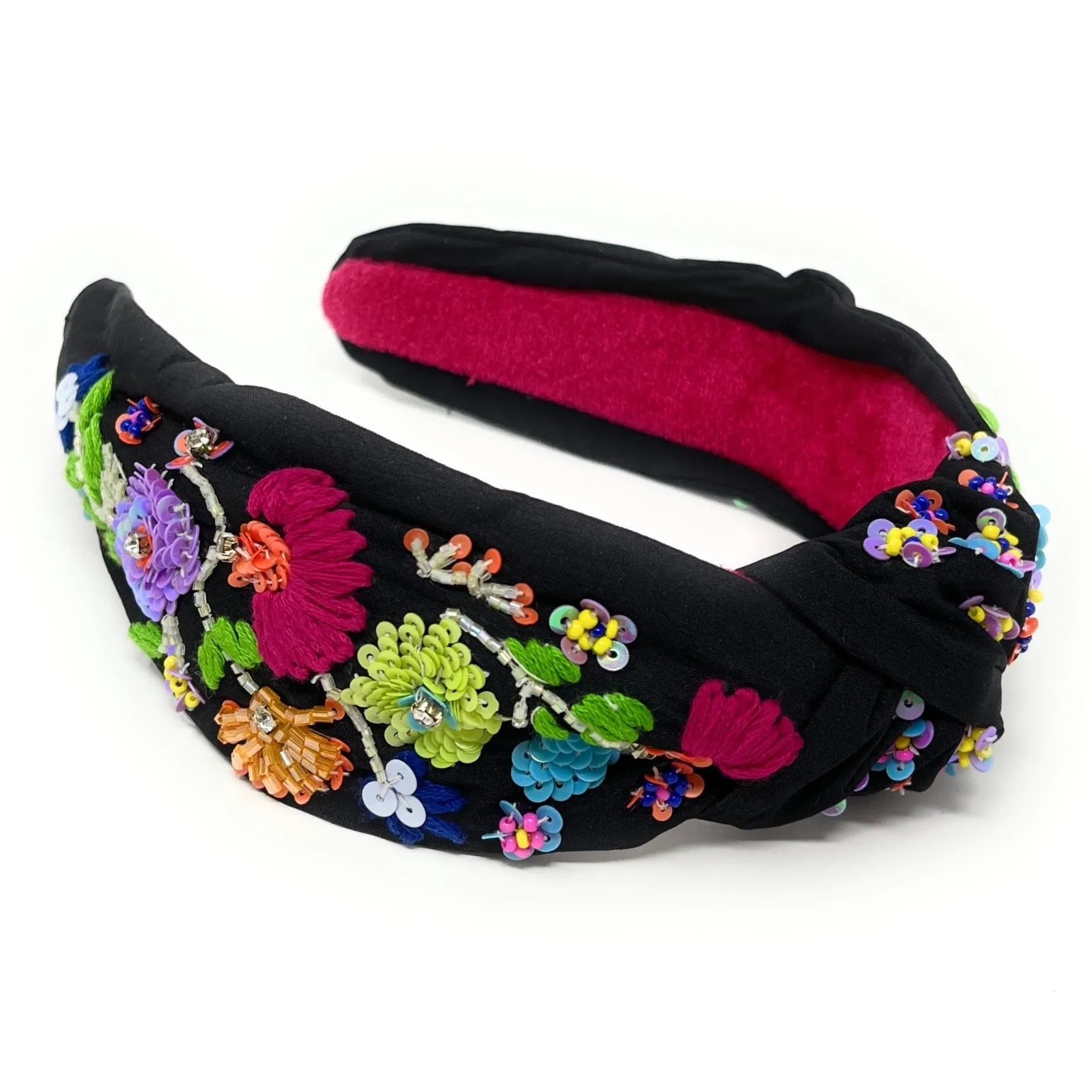 Hand Beaded Mexico Knot Headband