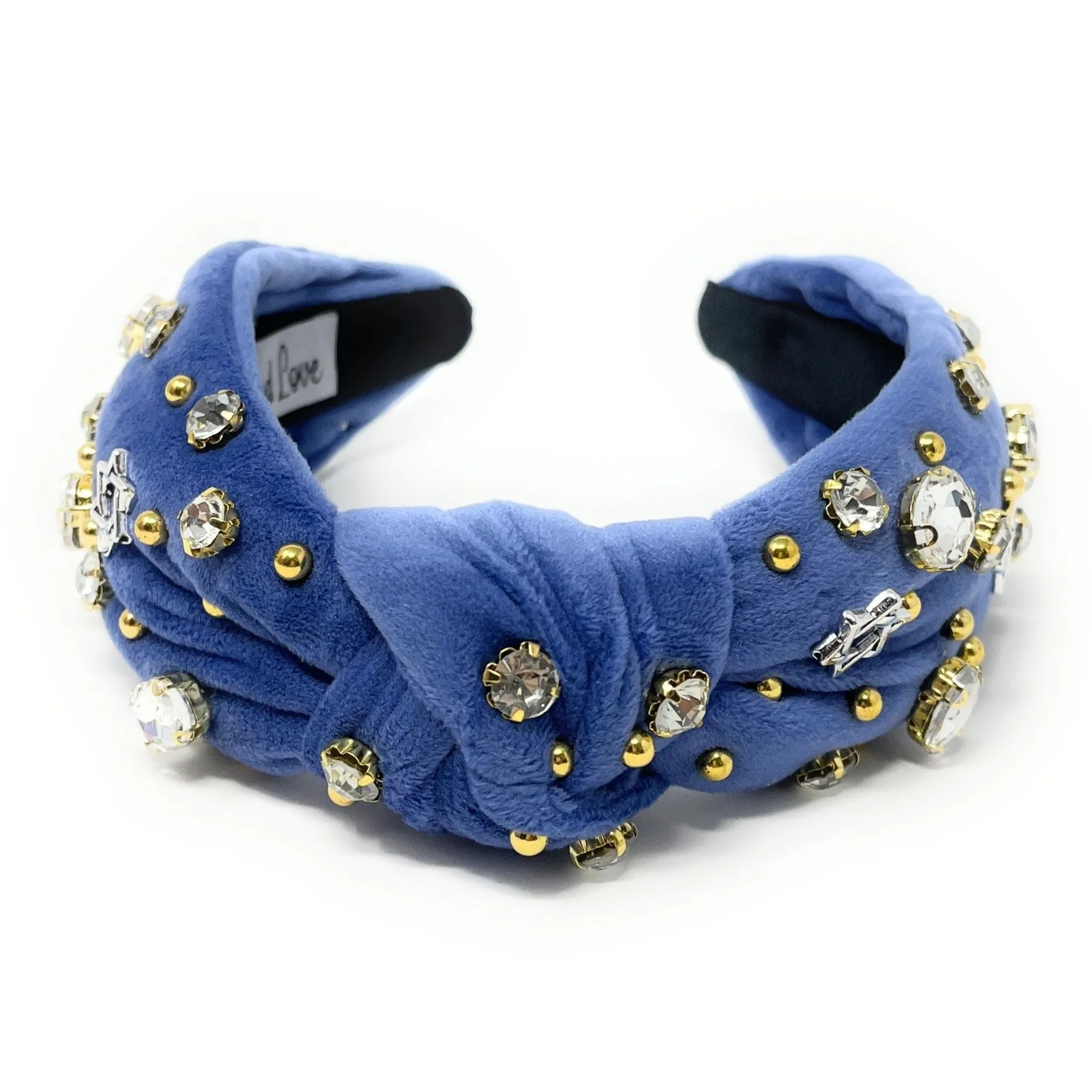 Hanukkah Jeweled Knot Headband
