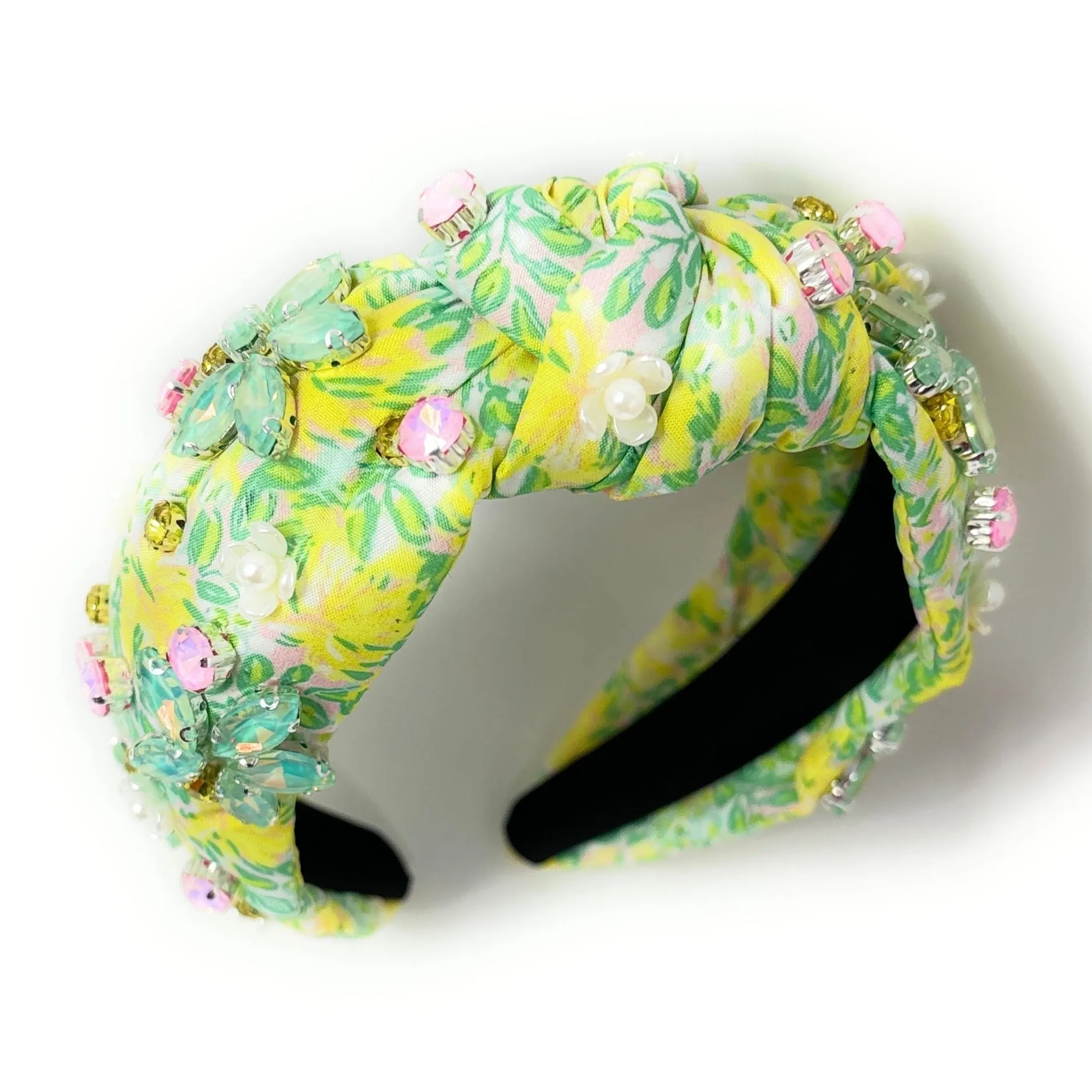 Kai Top Knot Jeweled Headband