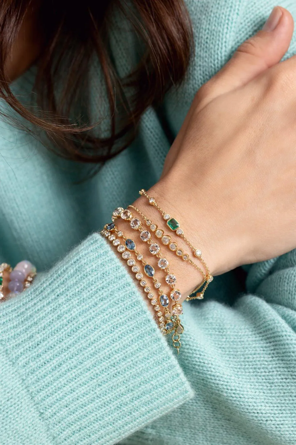 Midi Graduated Tennis Bracelet
