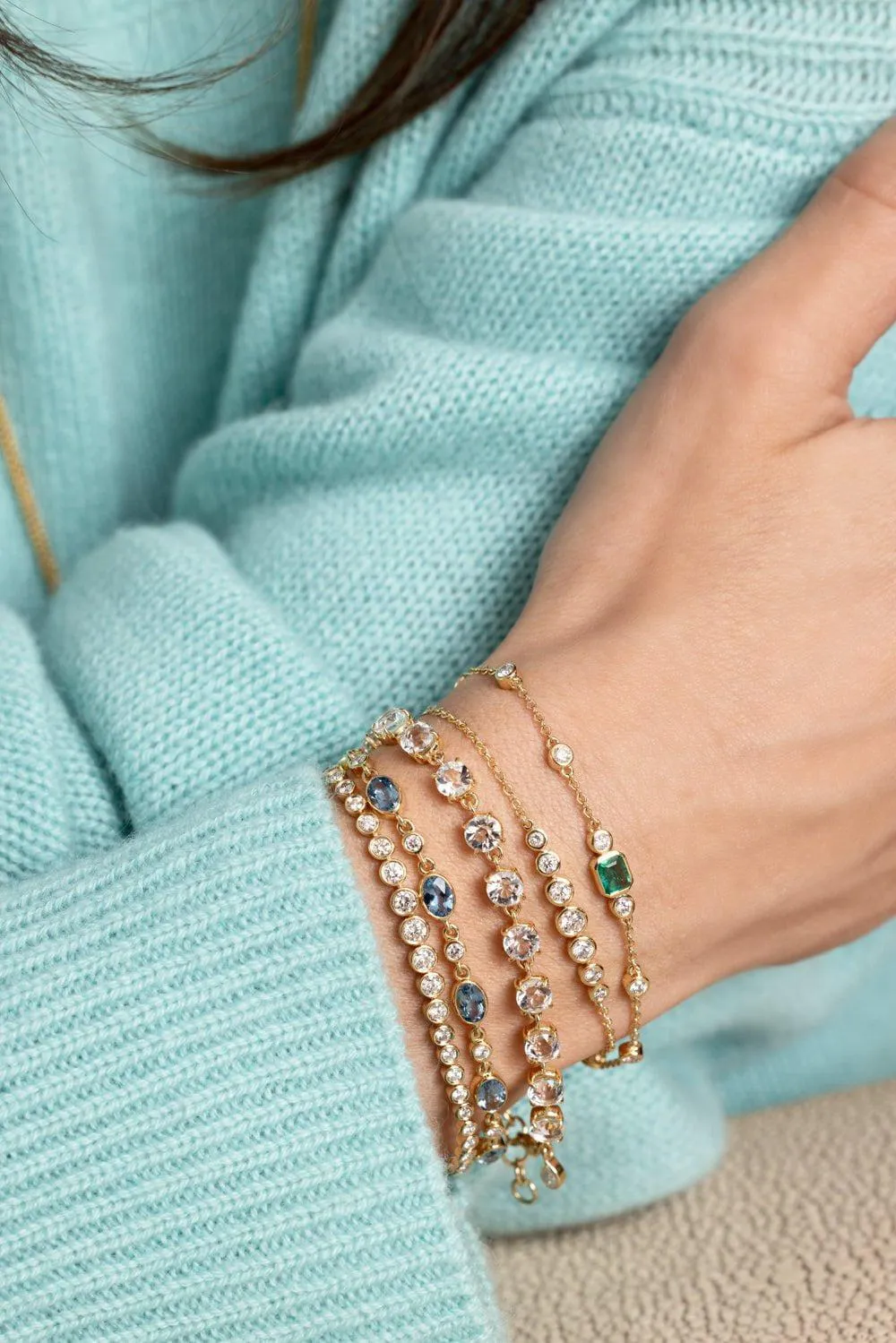Midi Graduated Tennis Bracelet