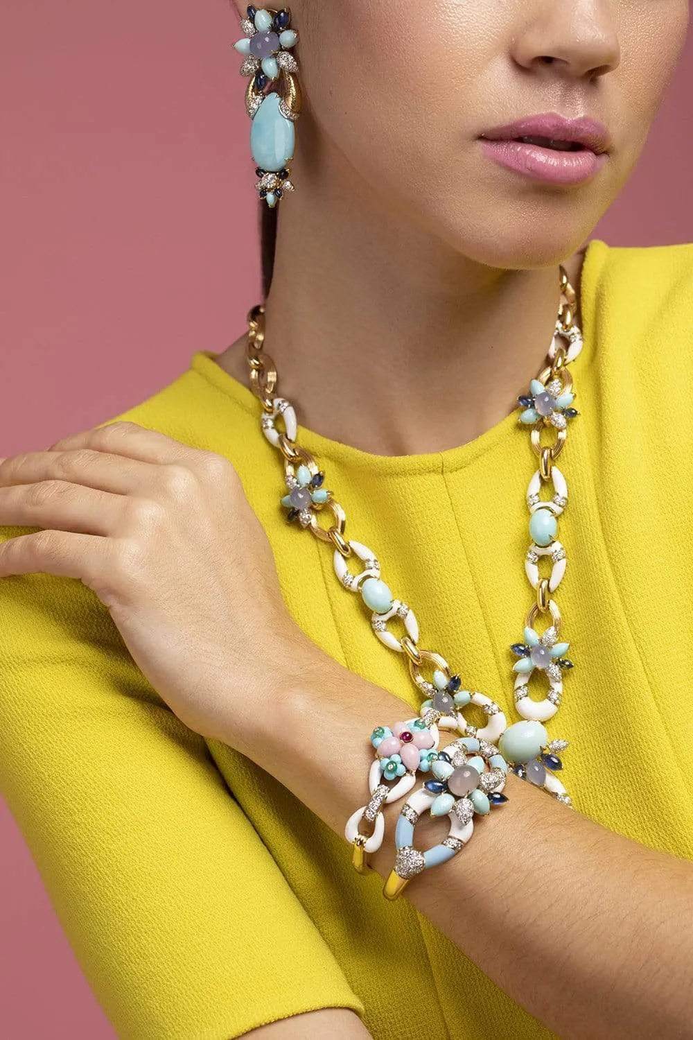 Pink Opal Asheville Bracelet