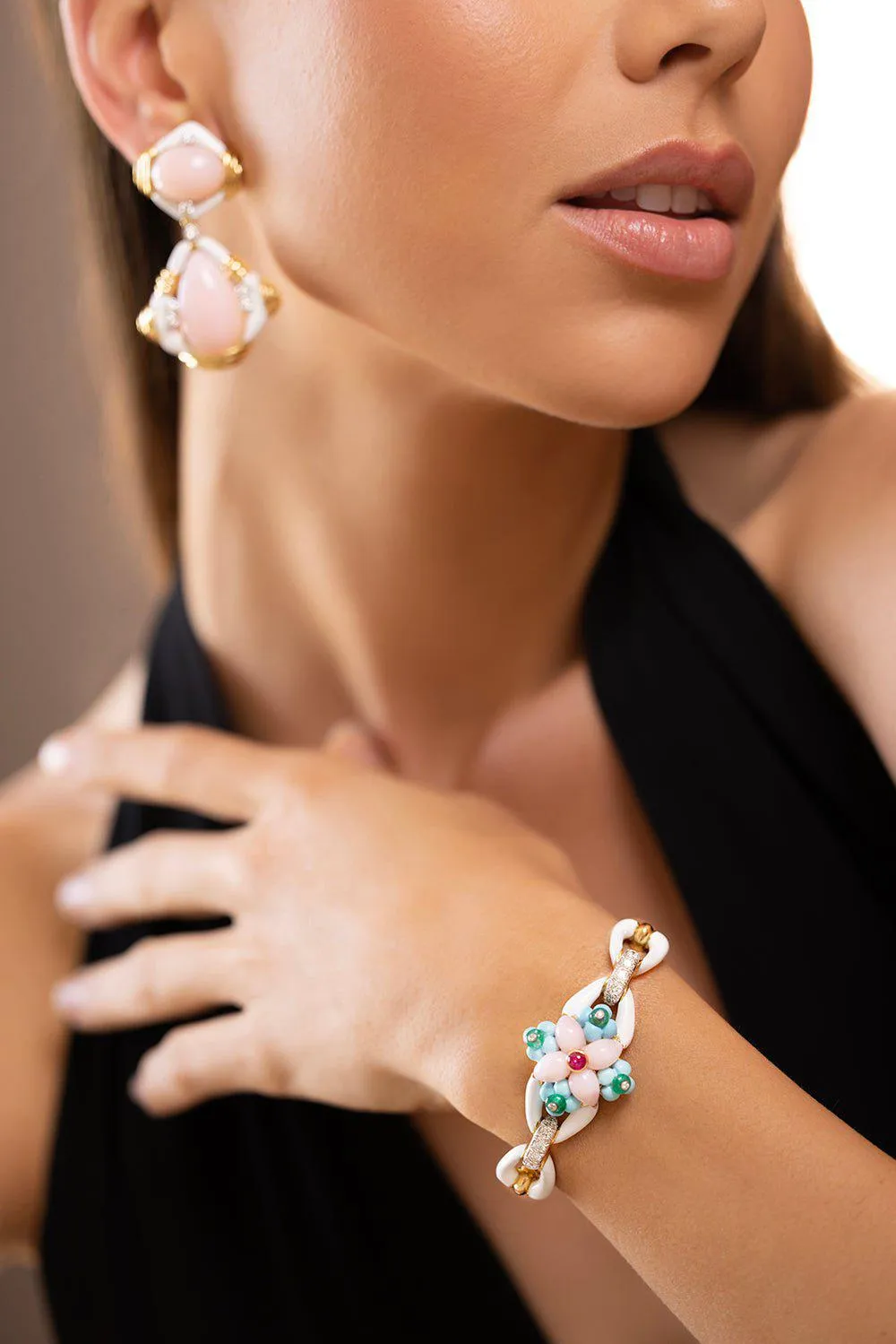 Pink Opal Asheville Bracelet