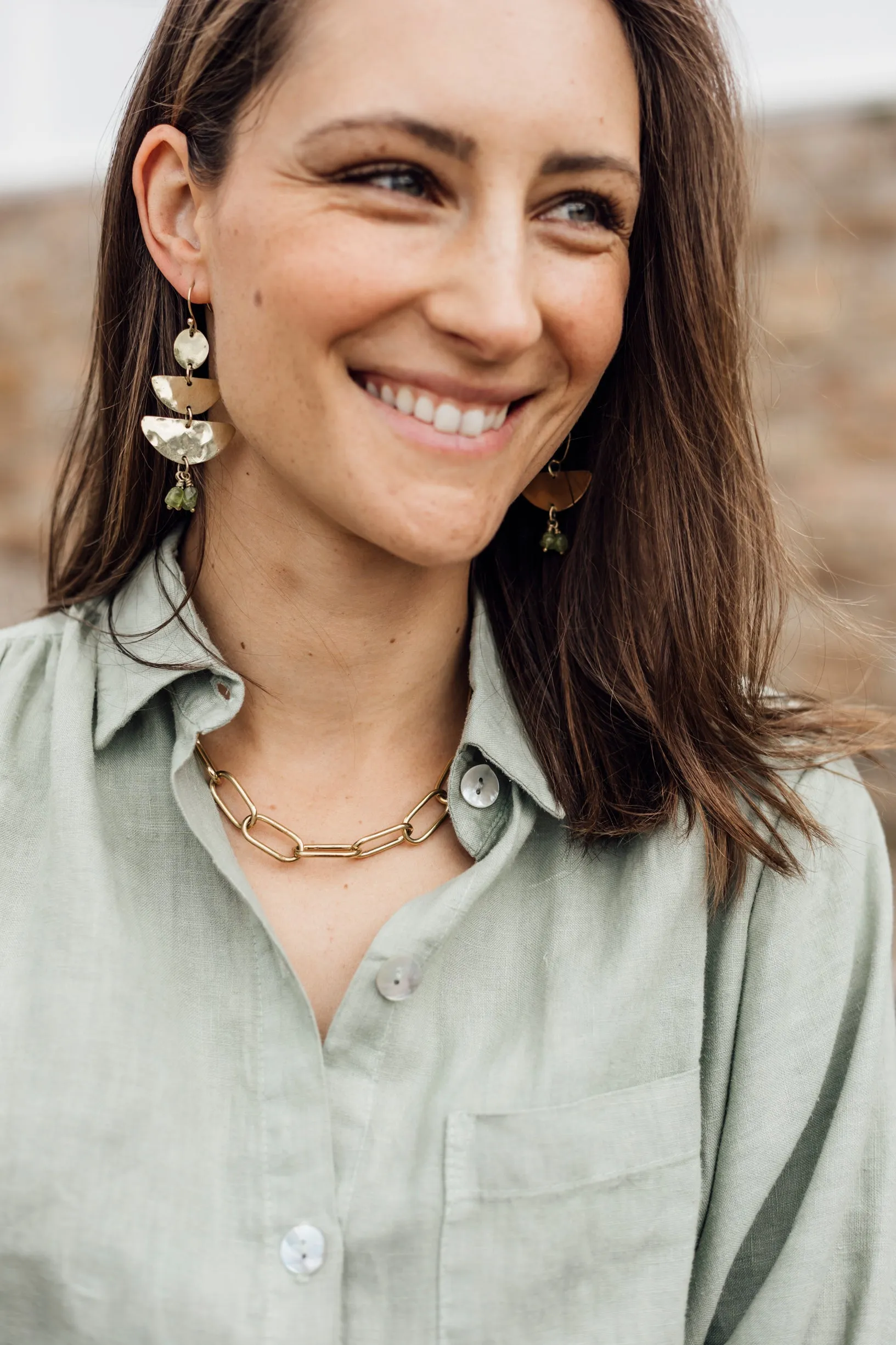 Waka Waka Earrings Peridot